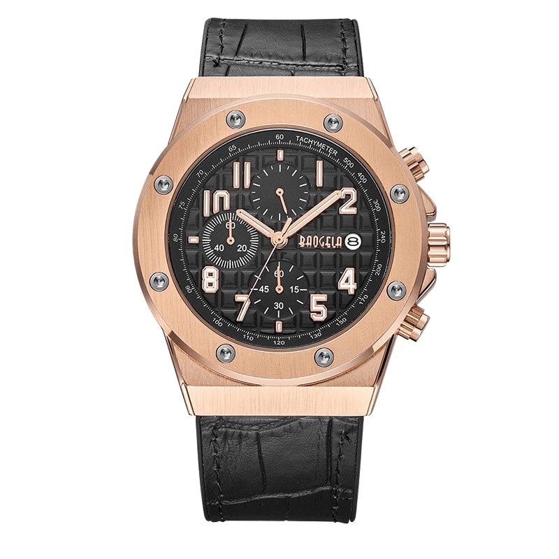 Herren Lederuhr Nexus