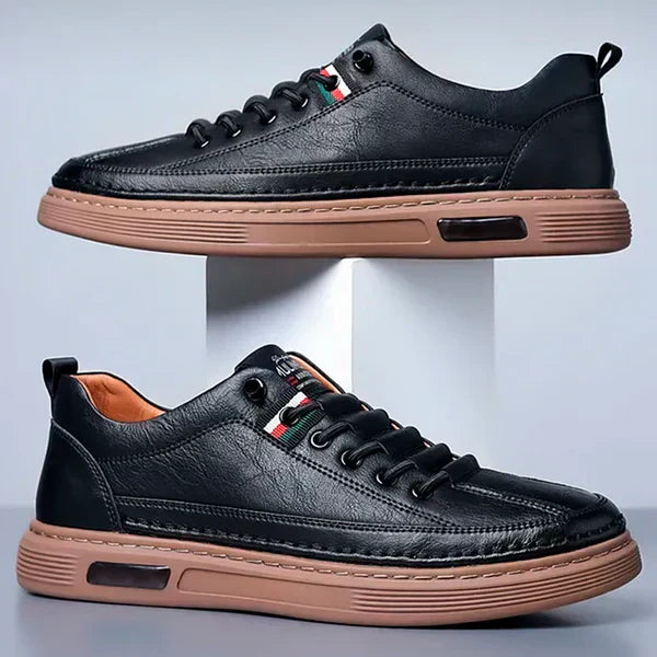 Italienischer lässiger Sneaker aus Leder