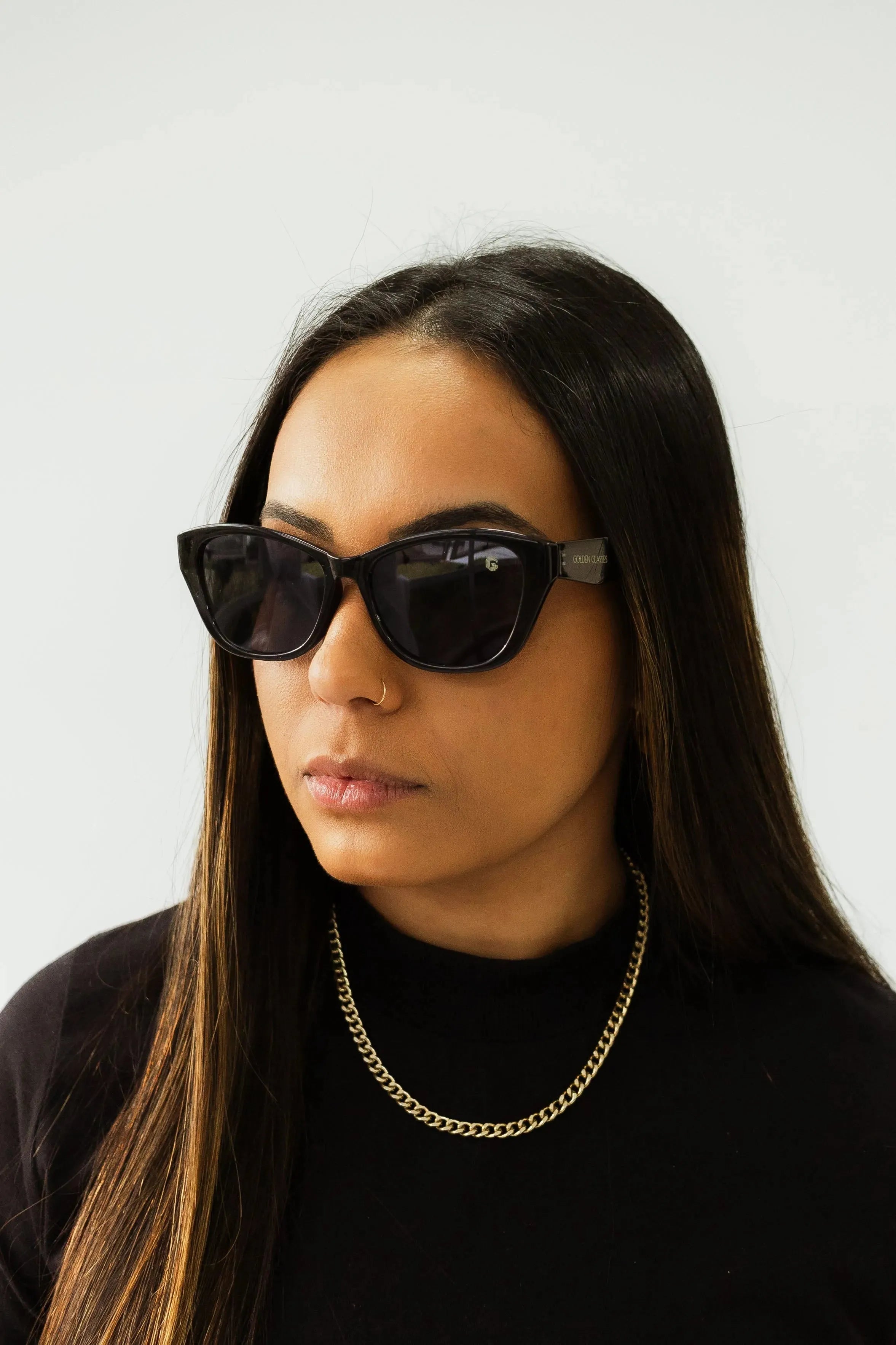 Damen Sonnenbrille Aurora Schwarz