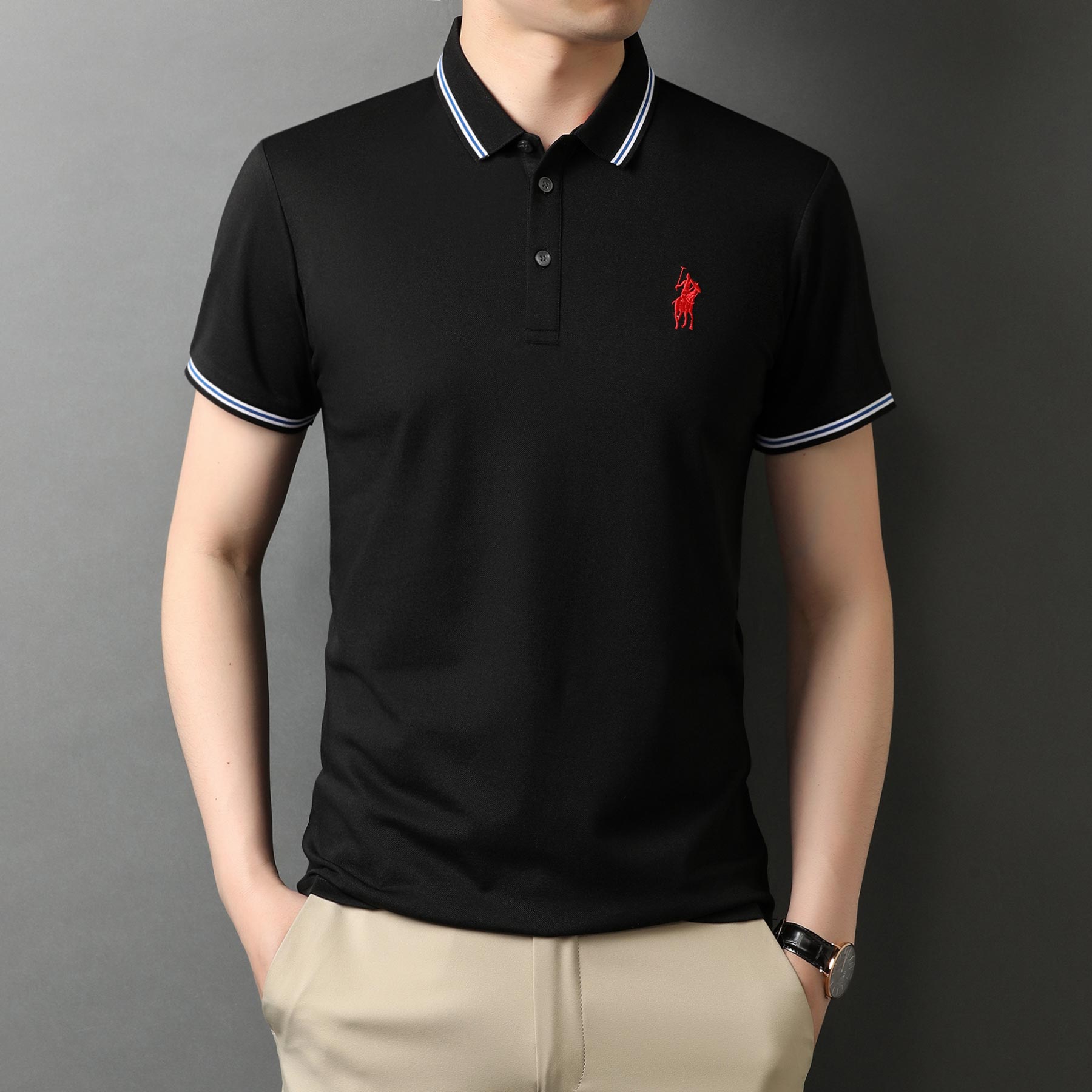 Herren Polo-Shirt Wind