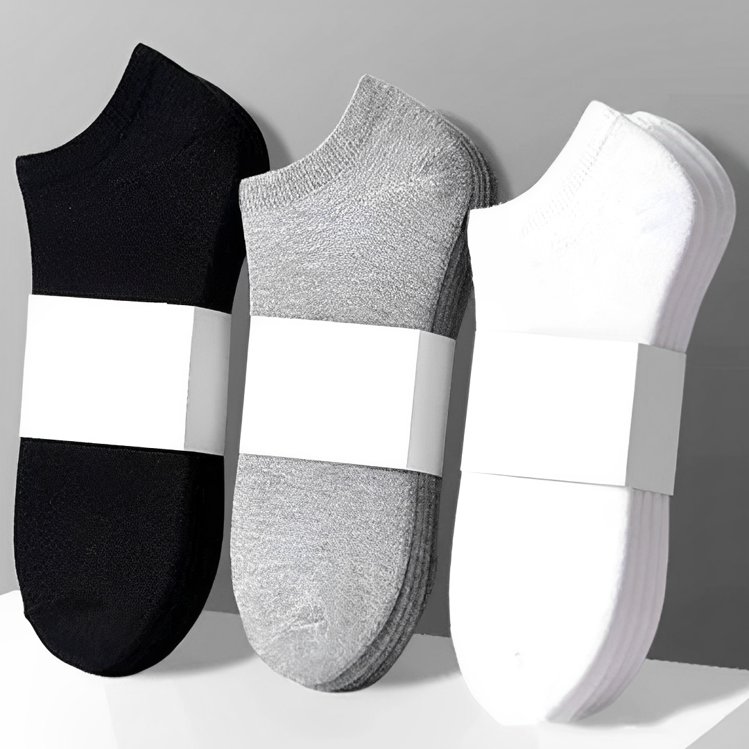 Kit Kurzsocken Atmungsaktiv - Kaufe 5, Bekomme 10