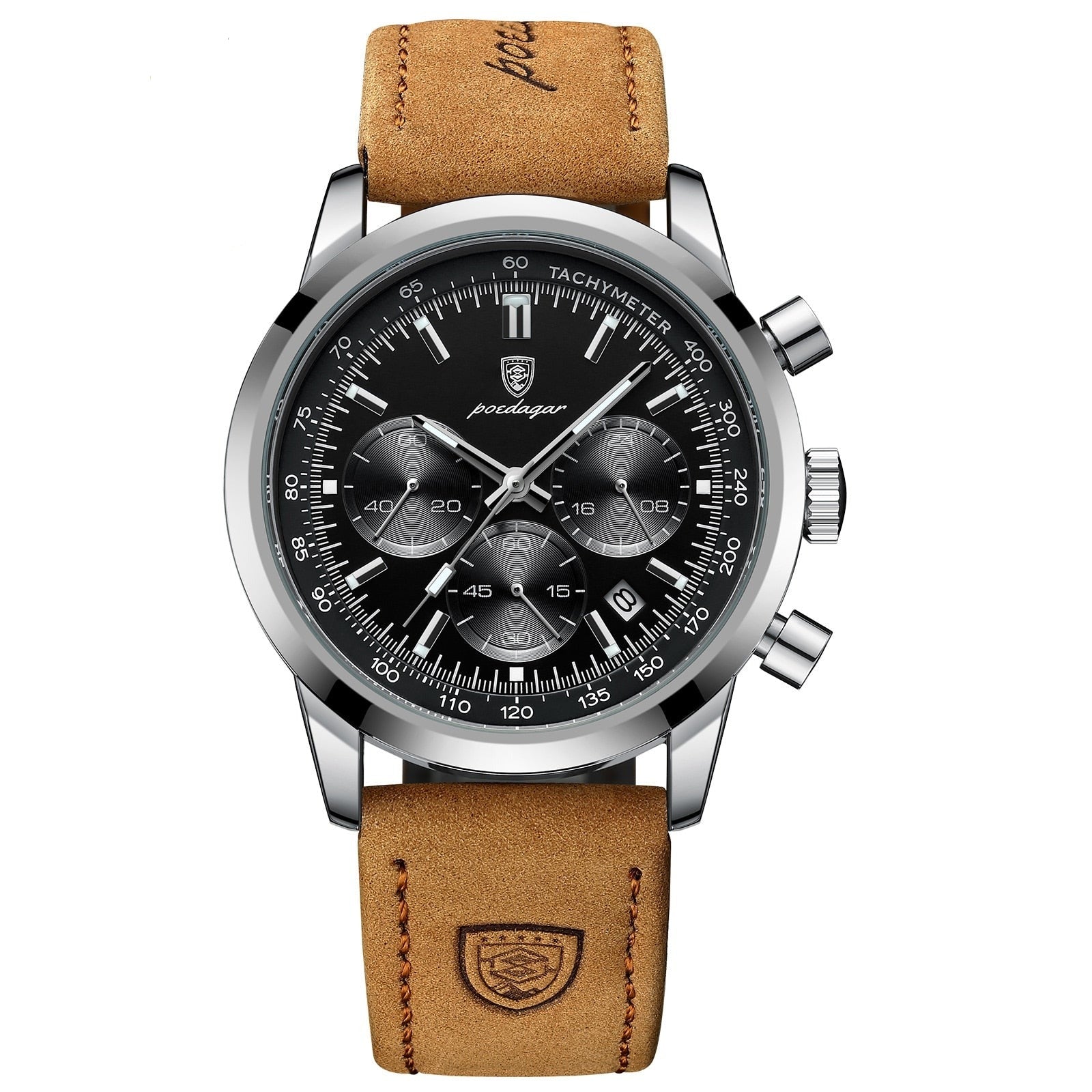 Herren Casual Lederuhr Homeni
