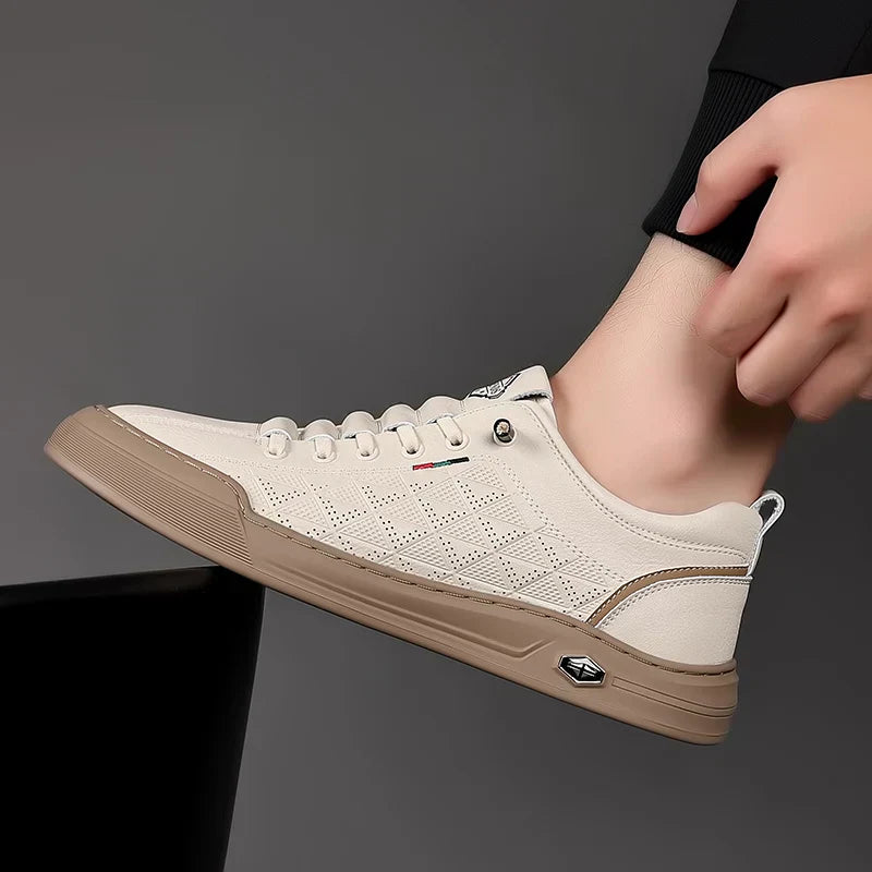 Lässiger Sneaker Mexiko aus echtem Leder