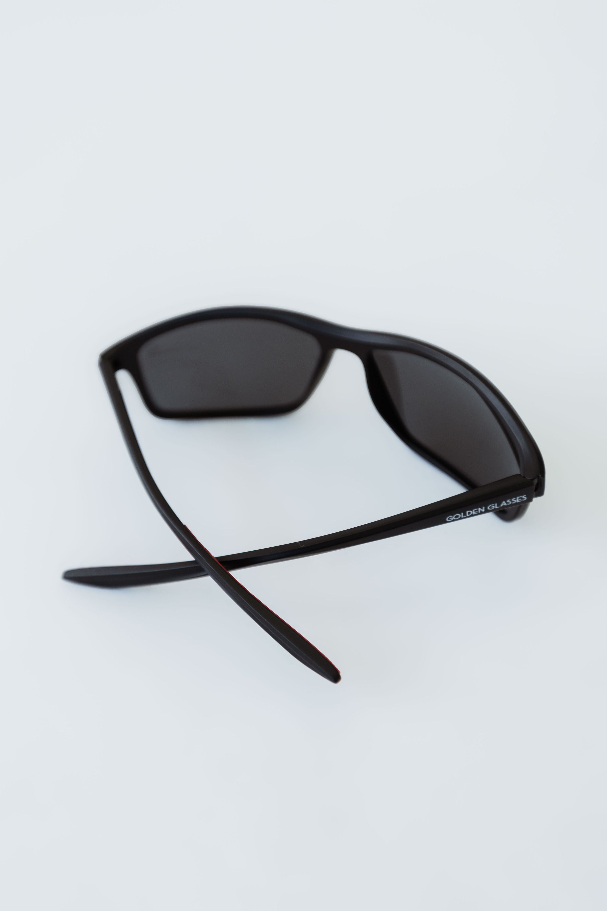 Herren Schwarze Polarisierte Sportsonnenbrille