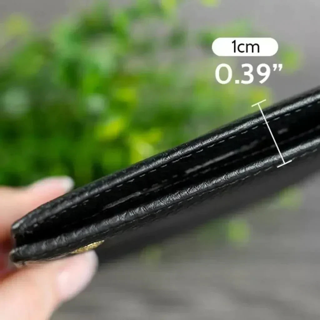 Herren Leder Geldbörse Laorentou