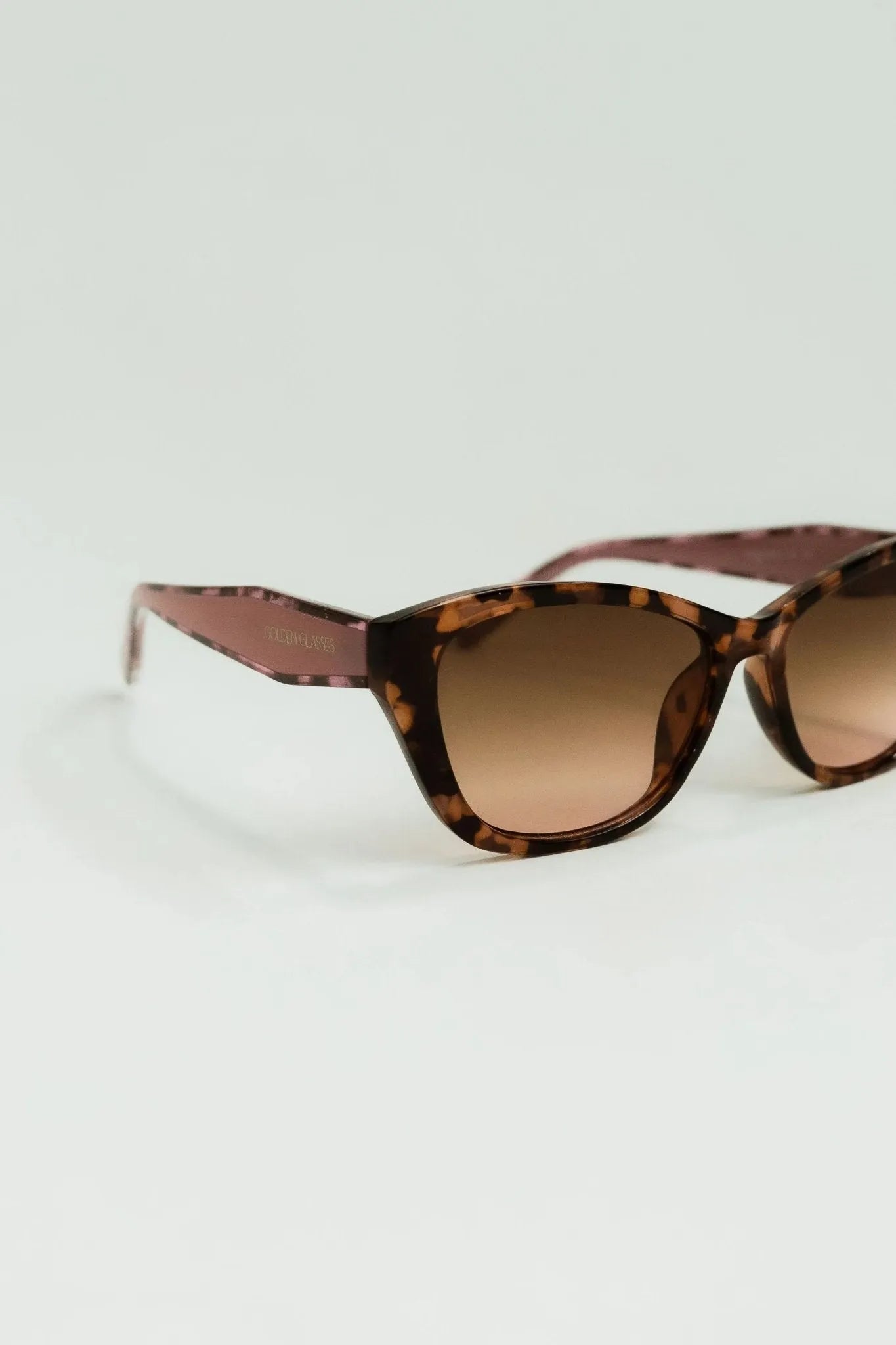 Damen Sonnenbrille Aurora Animal Rosé