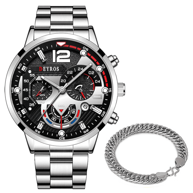 Herren Luxus Uhr + Geschenk