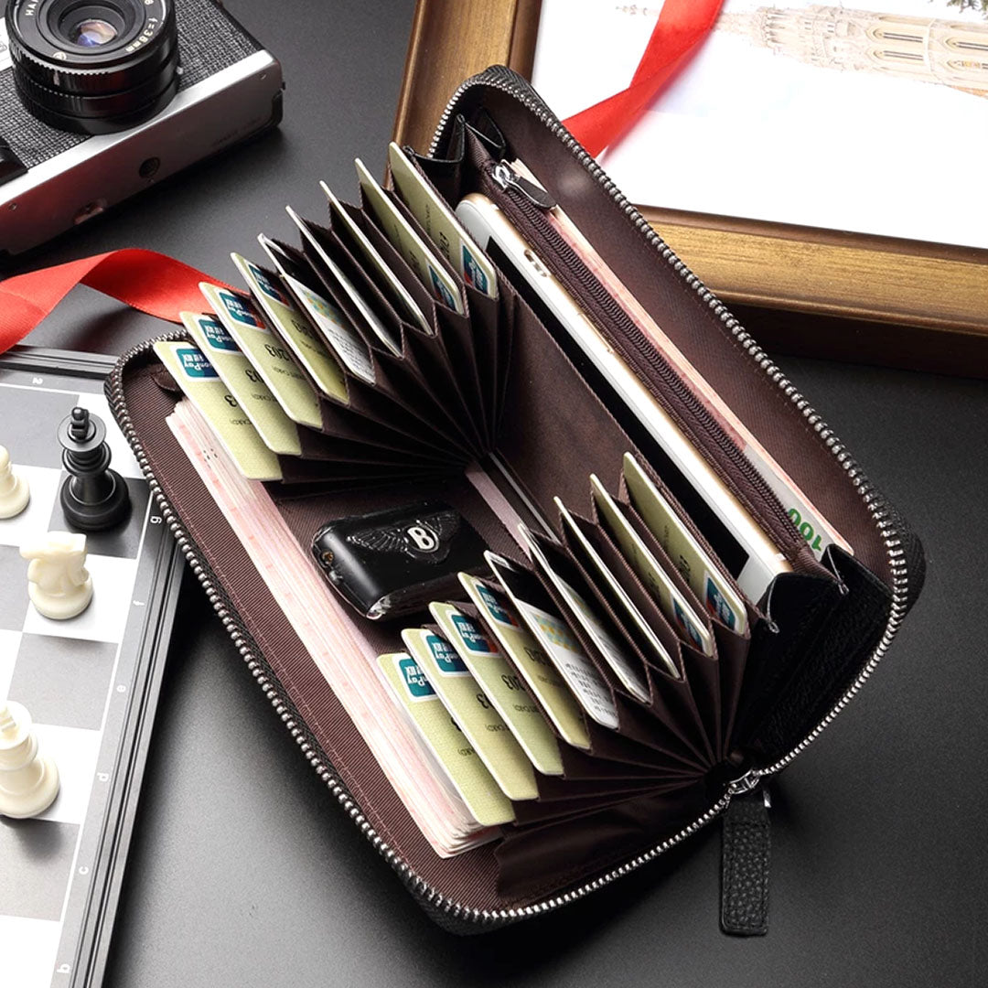 Herrenbörse aus echtem Leder – Minimalistischer Stil