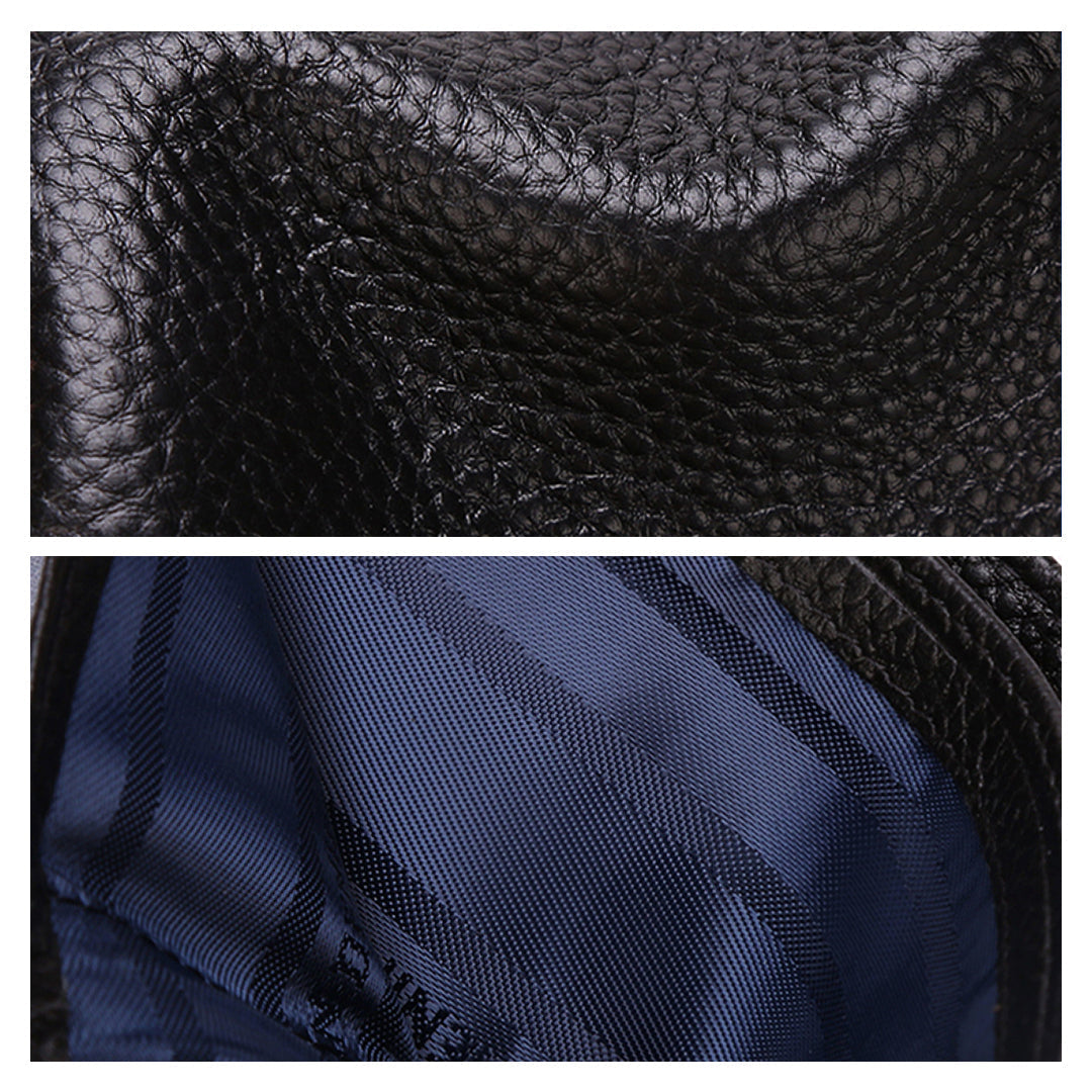 Herren Leder Geldbörse Echt