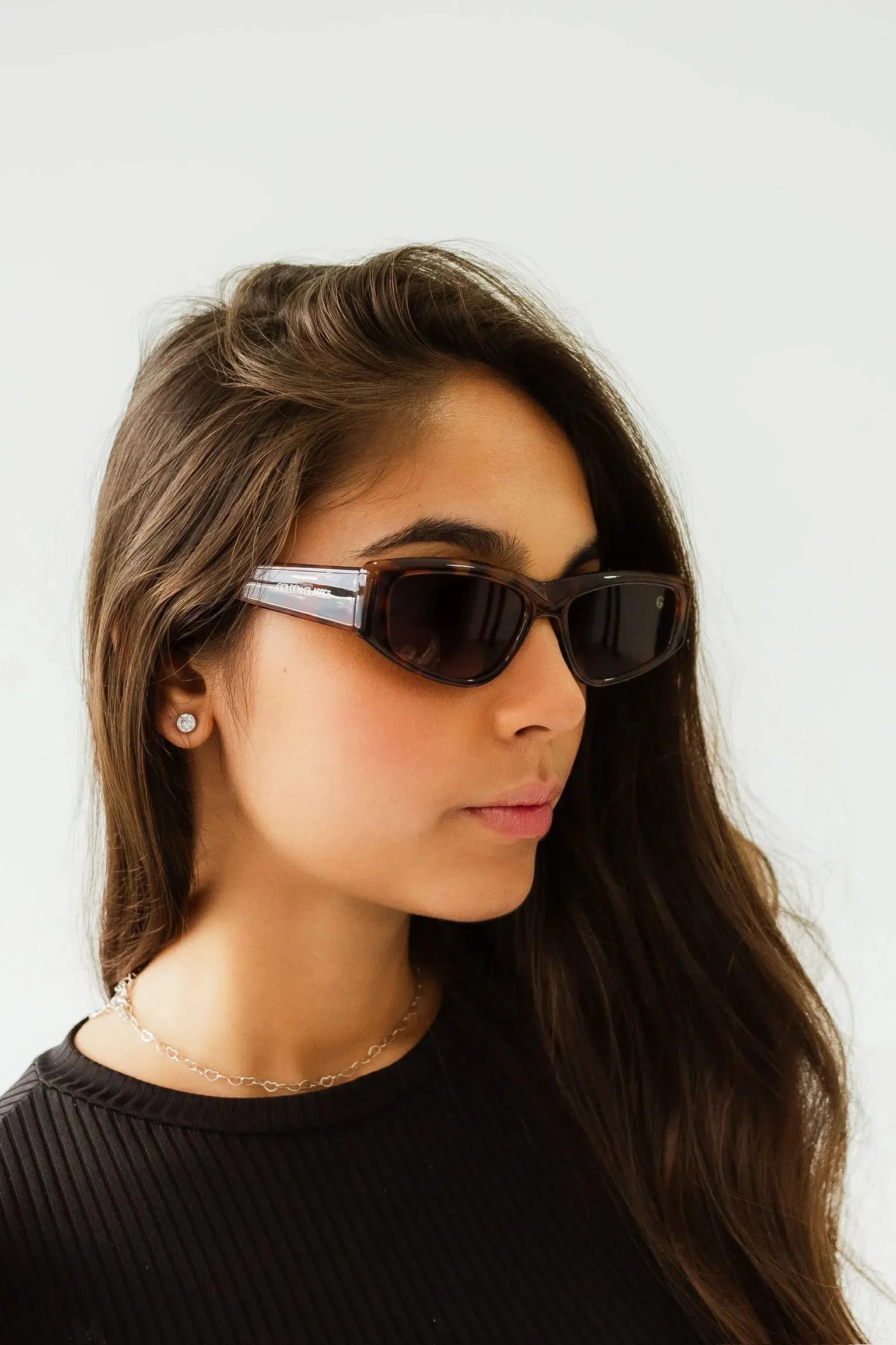 Damen Sonnenbrille Eleganz Tierdruck