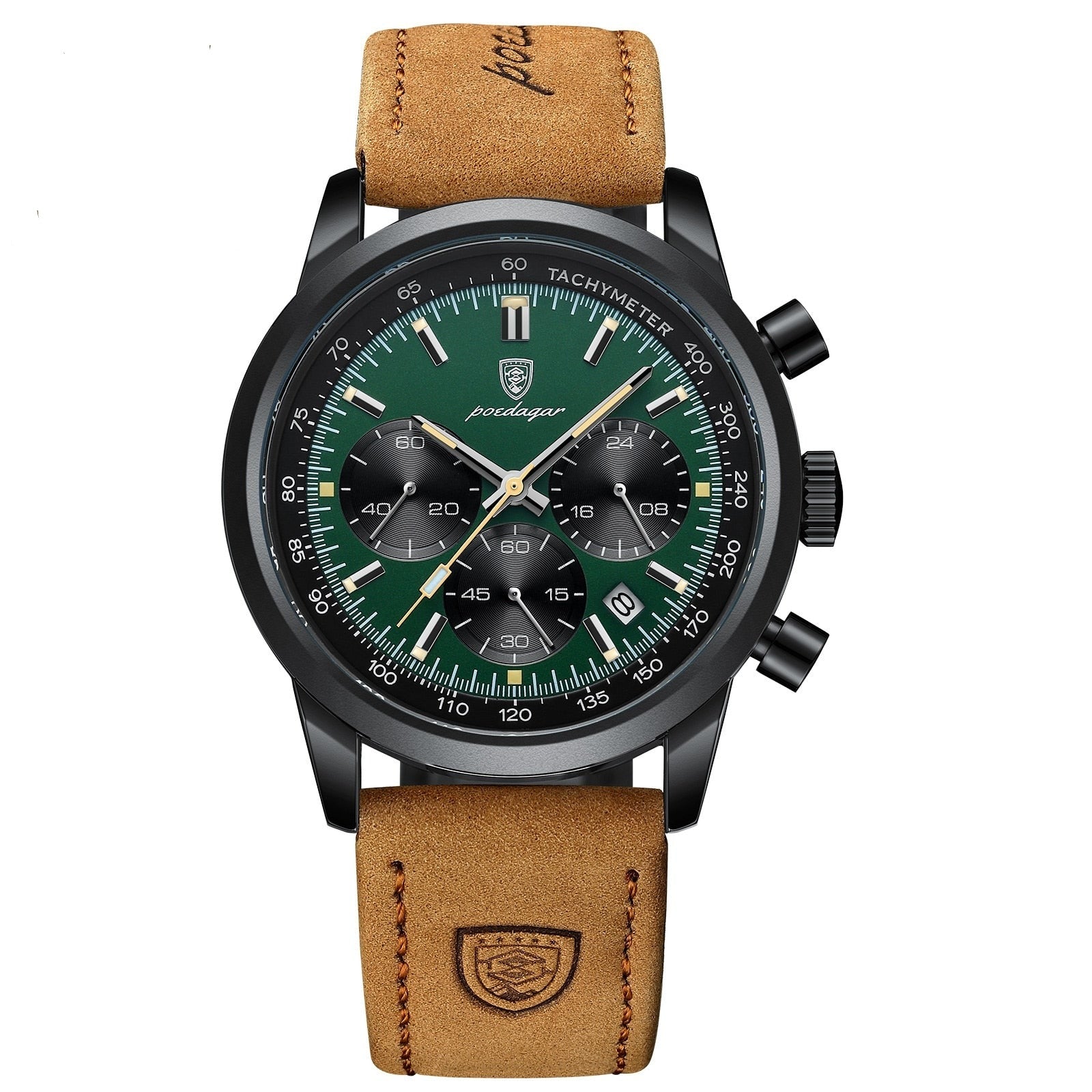 Herren Casual Lederuhr Homeni