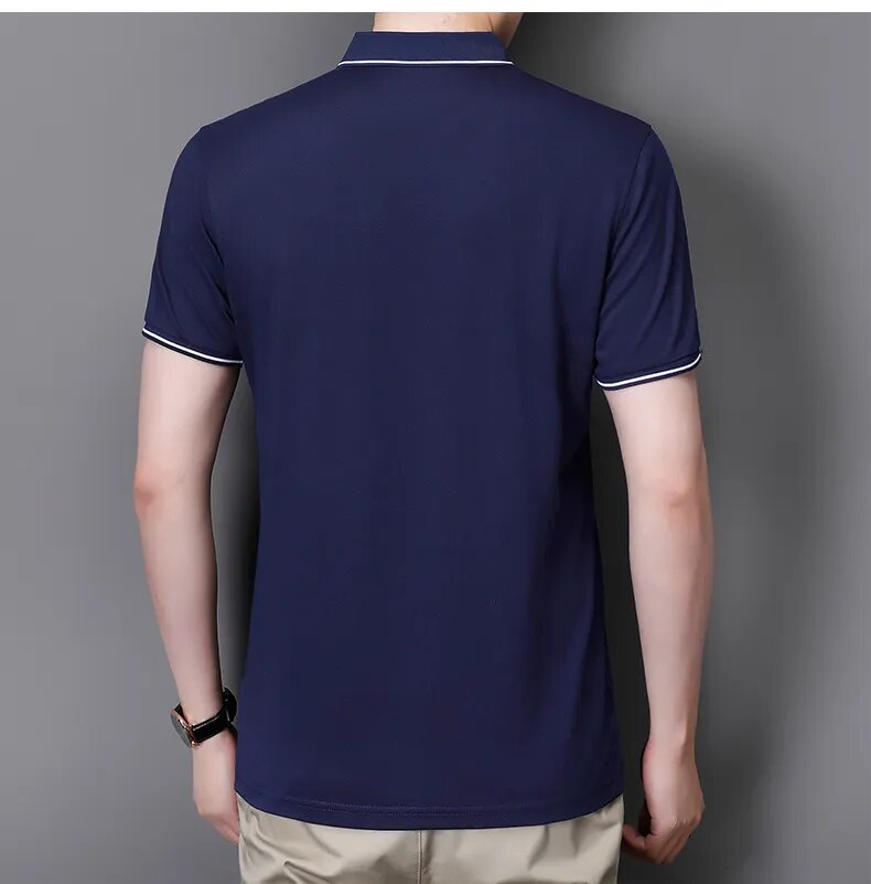 Herren Polo-Shirt mit Reißverschluss