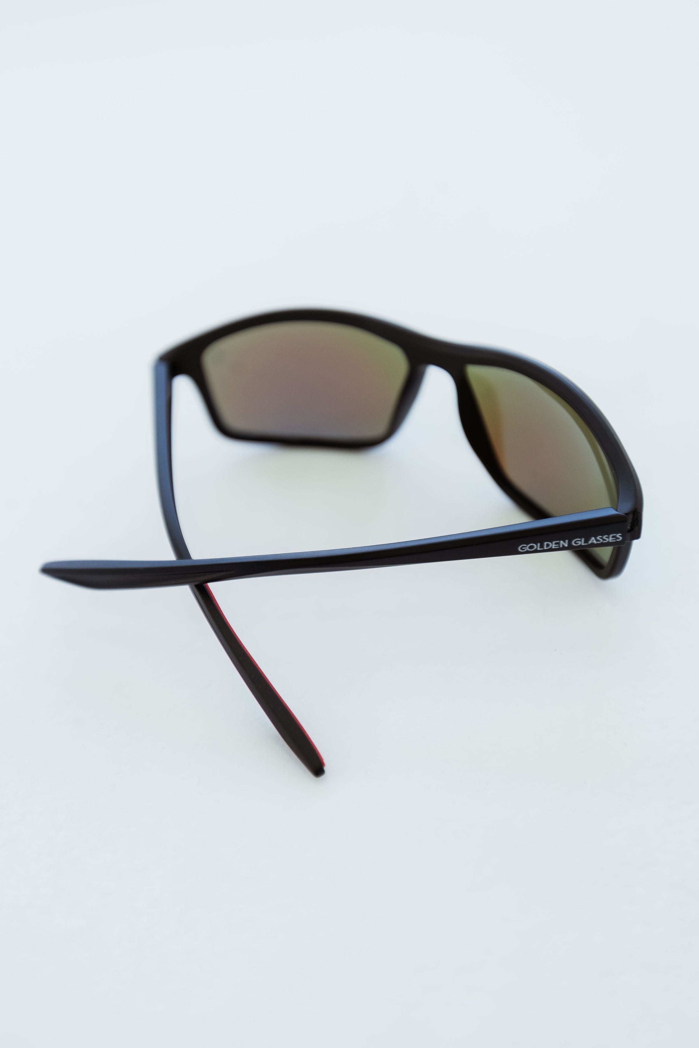 Männer Polarized Schwarz und Blau Sport Sonnenbrille