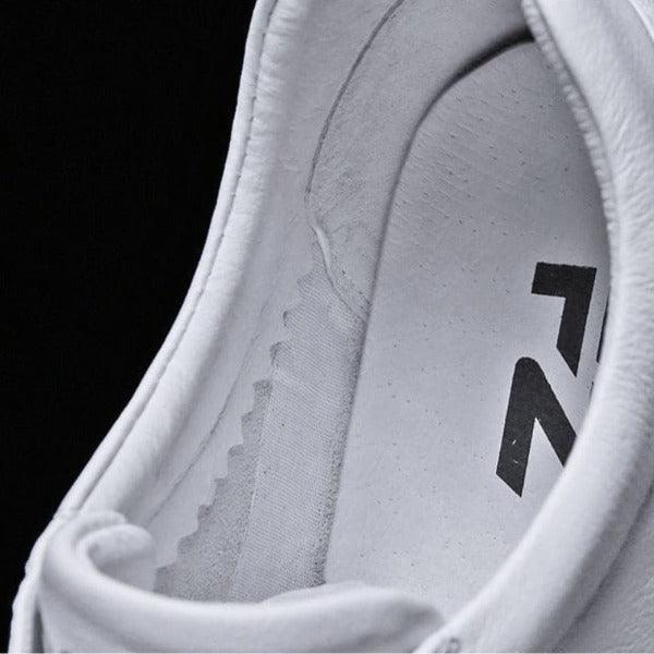 Herren Leder Sneakers Flach