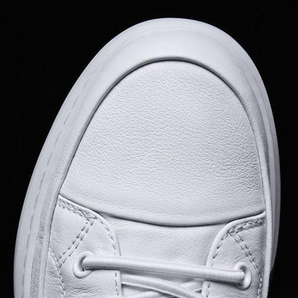 Herren Leder Sneakers Flach