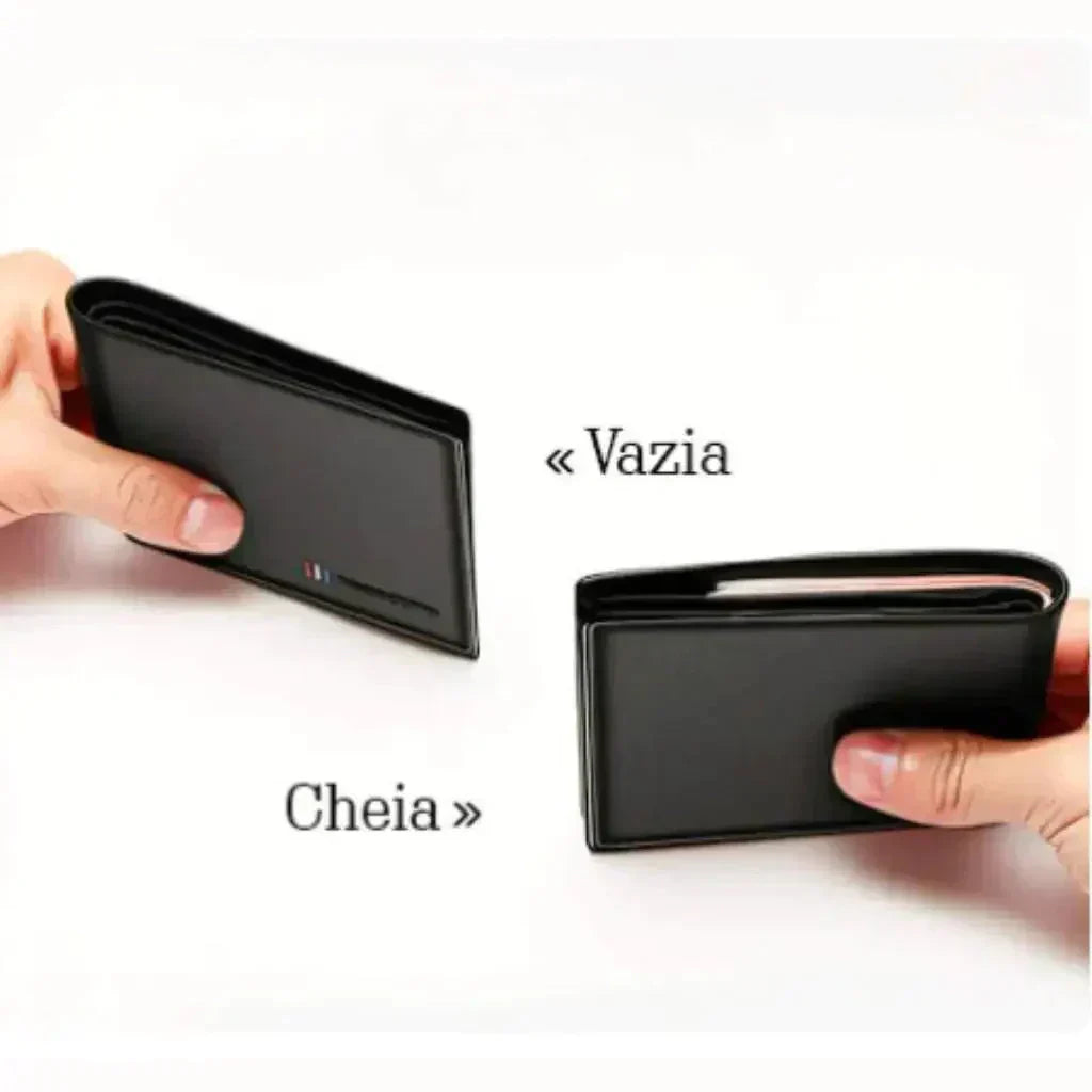 Herren Slim Leder Geldbörse Pelegrin